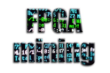 FPGA incelemesi. Yazıt cryptocurrency araştırma yazılım ekran gösteriyor fotoğrafçılığın bir dokusu vardır.