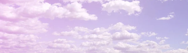 Blue Sky Lots White Clouds Different Sizes — Stock Photo, Image