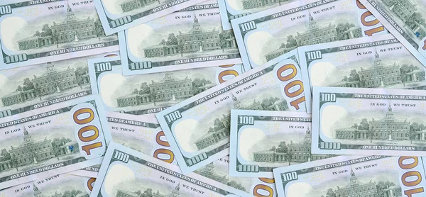 Eine Große Anzahl Von Uns Dollarnoten Neuen Designs Mit Einem — Stockfoto