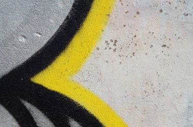 Grafiti çizimler parçası. Eski duvar boya lekeleri sokak sanatı kültür tarzı ile dekore edilmiştir. Renkli arka plan doku.