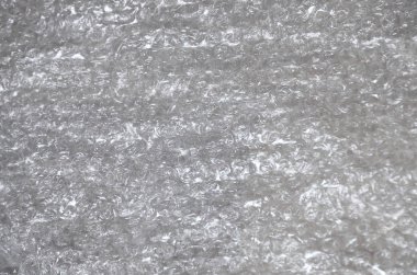 Beyaz köpük ambalaj veya hava yastığı şal malzeme. Soyut doku için yaratıcı sanat çalışmaları, dfckground, kopya alanı görünümüyle üst kadar yakın