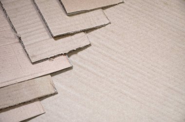 Kağıt dokular, arka plan geri dönüşüm hazır kazıklı. Eski office karton atık kağıt geri dönüşüm için bir paket. Çöp yığını
