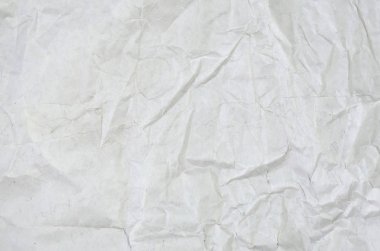 Beyaz kağıt boş geçmiş yüzey buruşuk. Pastel kitap kapağı boya üstten görünüm; Gri grunge yüzey boş parşömen levha. Sanat poster kıvrımlar açı zanaat odak ışık sahne yukarıda