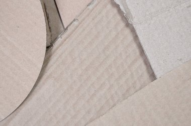 Kağıt dokular, arka plan geri dönüşüm hazır kazıklı. Eski office karton atık kağıt geri dönüşüm için bir paket. Çöp yığını