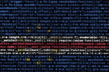 Cabo verde bayrak üstünde perde program kodu ile tasvir edilir. Modern teknoloji ve site geliştirme kavramı.