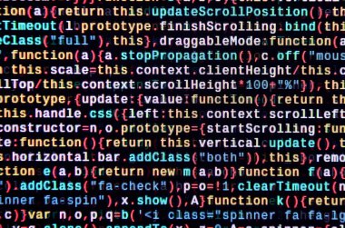 JavaScript işlevleri, değişkenleri, nesneler. İşlev kaynak kodu closeup izlemek. Bu uzman çalışma alanı. Büyük veri ve Internet şeyler trend. HTML Web sitesi yapısı. Web sitesi programlama kodu