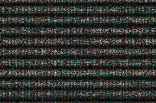 Javascript Code Text Editor Кодирование Концепции Киберпространства Экран Javascript Кода — стоковое фото
