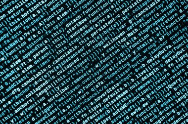 Bilgisayar programı önizleme. Programlama kodu yazmak. Bilgi teknoloji sitesi kodlama standartları web tasarımı Modern teknik Css, Javascript ve Html kullanım için. Teknolojik altyapı soyut