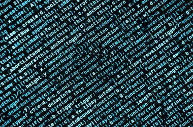 Bilgisayar programı önizleme. Programlama kodu yazmak. Bilgi teknoloji sitesi kodlama standartları web tasarımı Modern teknik Css, Javascript ve Html kullanım için. Teknolojik altyapı soyut