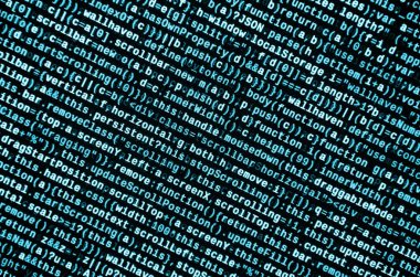 Bilgisayar programı önizleme. Programlama kodu yazmak. Bilgi teknoloji sitesi kodlama standartları web tasarımı Modern teknik Css, Javascript ve Html kullanım için. Teknolojik altyapı soyut
