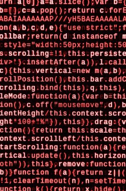 Bilgisayar programı önizleme. Programlama kodu yazmak. Bilgi teknoloji sitesi kodlama standartları web tasarımı Modern teknik Css, Javascript ve Html kullanım için. Teknolojik altyapı soyut