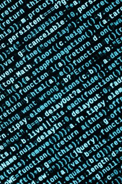 JavaScript işlevleri, değişkenleri, nesneler. İşlev kaynak kodu closeup izlemek. Bu uzman çalışma alanı. Büyük veri ve Internet şeyler trend. HTML Web sitesi yapısı. Web sitesi programlama kodu