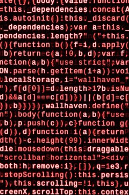 Bilgisayar programı önizleme. Programlama kodu yazmak. Bilgi teknoloji sitesi kodlama standartları web tasarımı Modern teknik Css, Javascript ve Html kullanım için. Teknolojik altyapı soyut