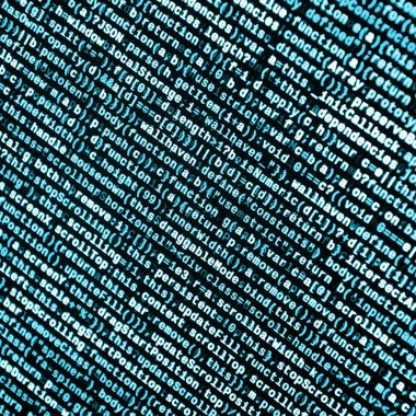JavaScript kodu metin düzenleyicisinde. Siber kavramı kodlama. Javascript kod geliştirme web ekran. SEO kavramları daha iyi Serp için uygulama. HTML biçimlendirme dili portre. Web sitesi tasarımı