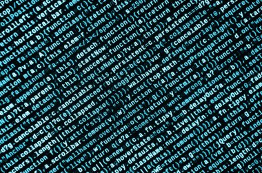 Bilgisayar programı önizleme. Programlama kodu yazmak. Bilgi teknoloji sitesi kodlama standartları web tasarımı Modern teknik Css, Javascript ve Html kullanım için. Teknolojik altyapı soyut