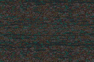 JavaScript kodu metin düzenleyicisinde. Siber kavramı kodlama. Javascript kod geliştirme web ekran. SEO kavramları daha iyi Serp için uygulama. HTML biçimlendirme dili portre. Web sitesi tasarımı