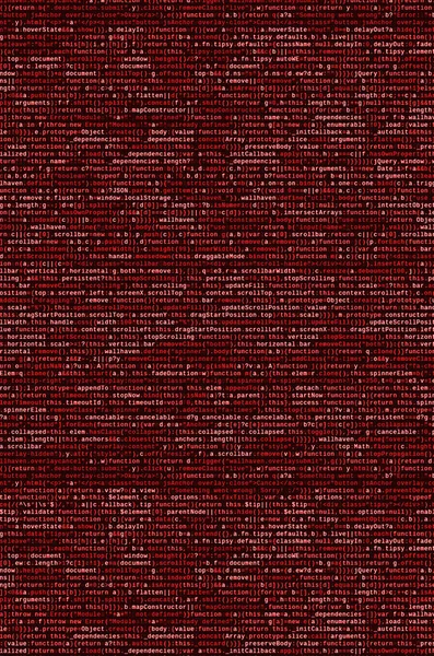 Visualização Programa Computador Programação Digitação Código Tecnologia Informação Website Coding — Fotografia de Stock