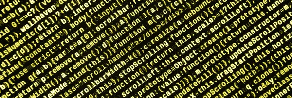 Podgląd Programu Komputerze Programowanie Pisanie Kodu Stronie Internetowej Technologia Informacji — Zdjęcie stockowe