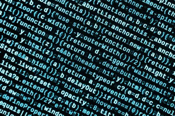 Big Data Internet Las Cosas Tendencia Trabajo Especializado Código Html — Foto de Stock