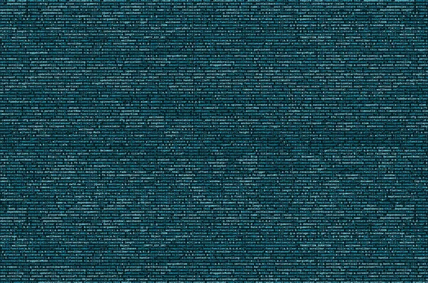 ノート パソコンでプログラミング コードの記述 コンピューターの画面上のデジタルのバイナリ データ プロジェクト マネージャーは 新しいアイデアを動作します 仕事でのソフトウェア エンジニア — ストック写真