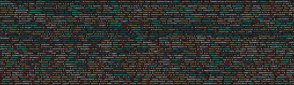 Javascript Функции Переменные Объекты Монитор Крупным Планом Исходного Кода Функции — стоковое фото