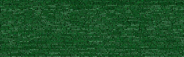 Javascript Функции Переменные Объекты Монитор Крупным Планом Исходного Кода Функции — стоковое фото