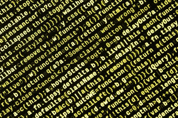 Big Data Internet Las Cosas Tendencia Trabajo Especializado Código Html — Foto de Stock