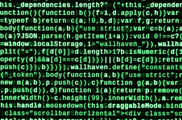 Previsualización Del Programa Informático Programación Código Mecanografía Normas Codificación Del — Foto de Stock