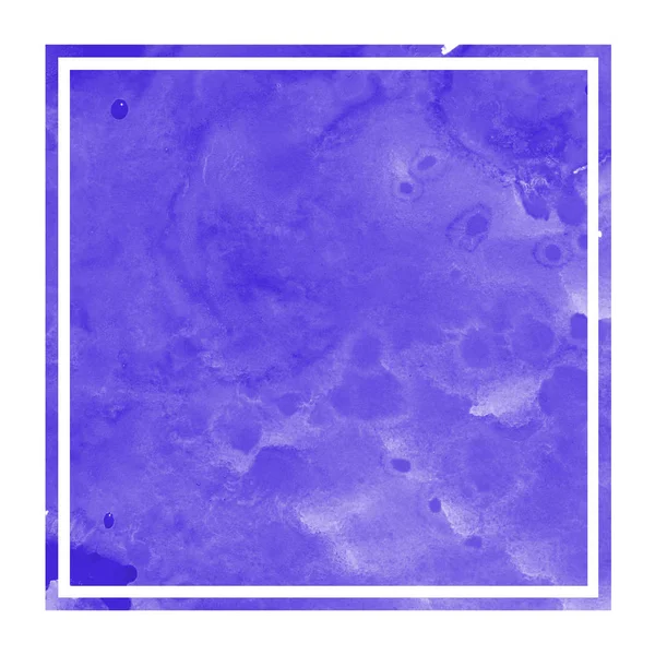 Violet Hand Getrokken Textuur Van Achtergrond Van Het Aquarel Rechthoekig — Stockfoto