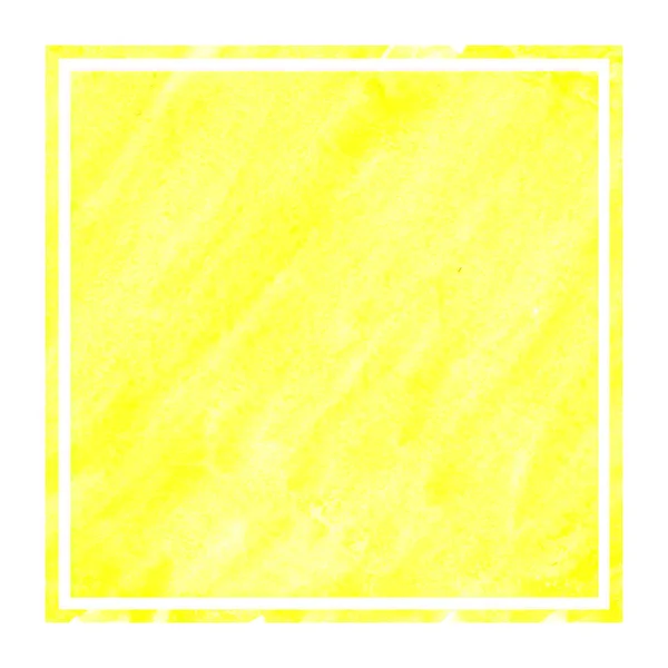 Warme Gele Hand Getrokken Textuur Van Achtergrond Van Het Aquarel — Stockfoto
