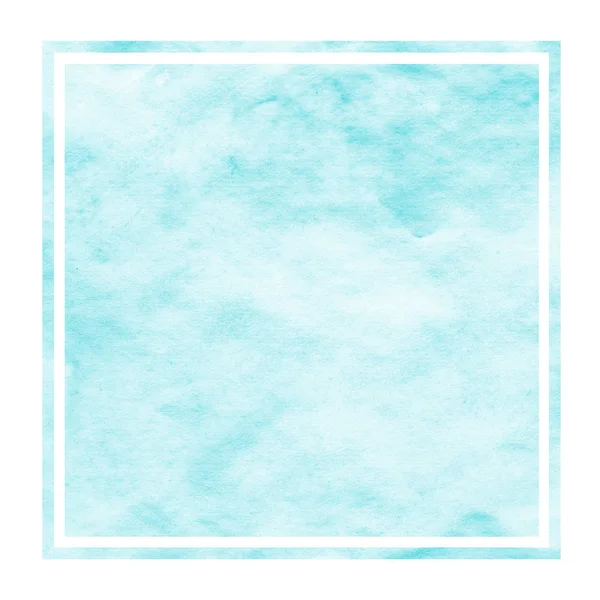 Licht Blauwe Hand Getrokken Textuur Van Achtergrond Van Het Aquarel — Stockfoto