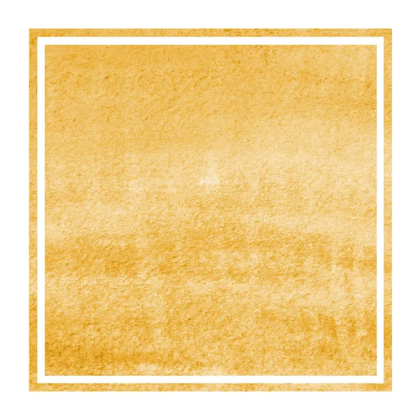Светло Оранжевая Акварельная Прямоугольная Текстура Фона Вставками Элемент Современного Дизайна — стоковое фото
