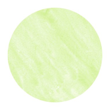 Işık yeşil el suluboya dairesel çerçeve arka plan doku lekeleri ile çekilmiş. Modern tasarım öğesi
