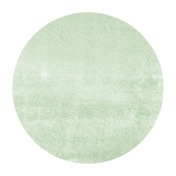 Dark Green Hand Drawn Watercolor Circular Frame Background Texture Stains — Stock Photo, Image