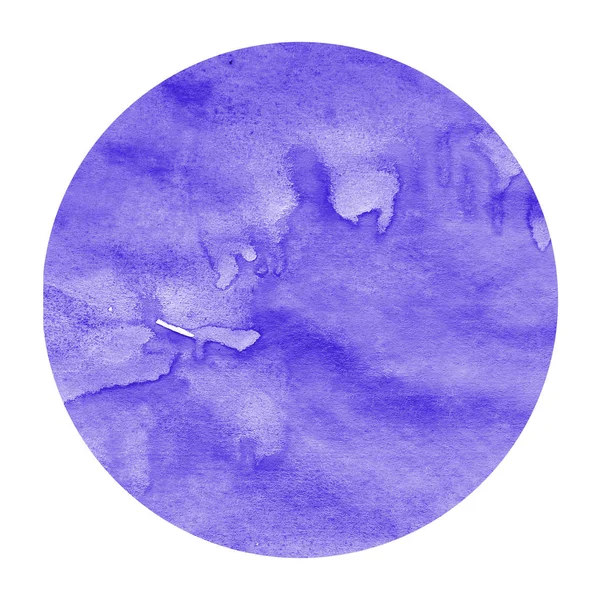 Violet Hand Getrokken Textuur Van Achtergrond Van Het Aquarel Circulaire — Stockfoto