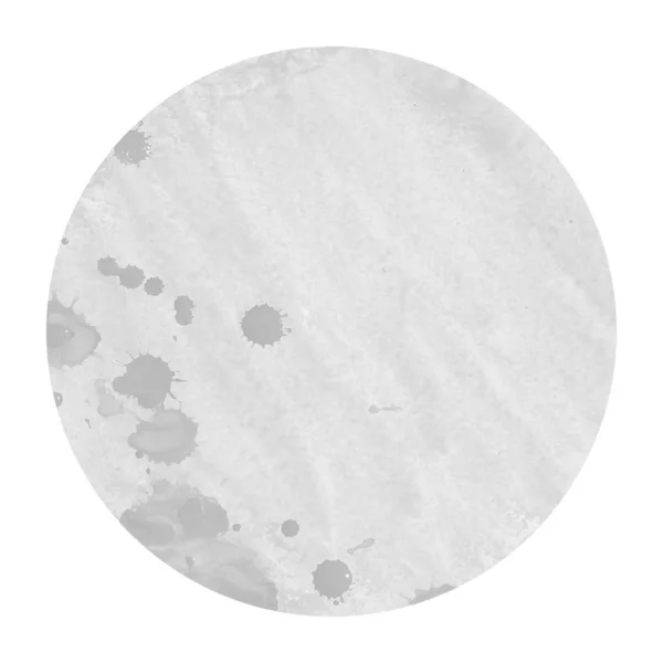 Monochroom Hand Getrokken Textuur Van Achtergrond Van Het Aquarel Circulaire — Stockfoto