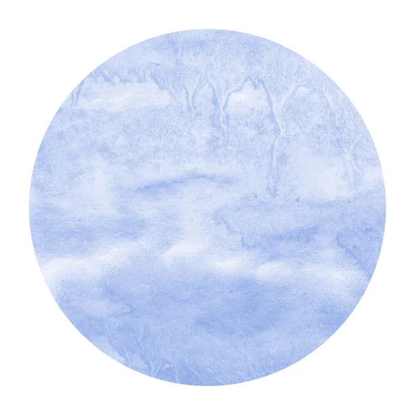 Blauwe Hand Getrokken Textuur Van Achtergrond Van Het Aquarel Circulaire — Stockfoto