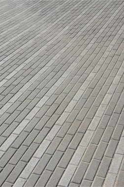 Kasaba meydanında cobblestones yoldan. Arka plan doku perspektif içinde