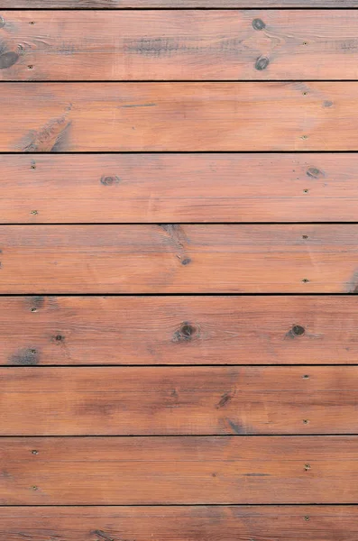 Varnished Wood Background Cabin Exterior Brown Wood Barn Plank Rough — Stock Photo, Image