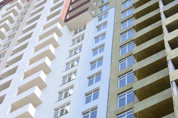 Nova Cidade Residencial Multi Loja Apartement Alto Edifício Casa Fachada — Fotografia de Stock