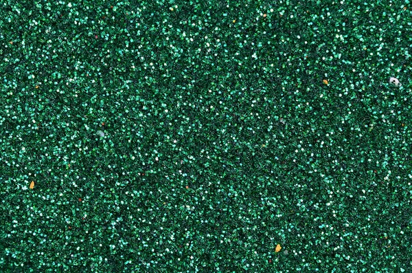 Fundo Verde Esmeralda Desfocado Colorido Com Manchas Brilhantes Brilhantes Natal — Fotografia de Stock