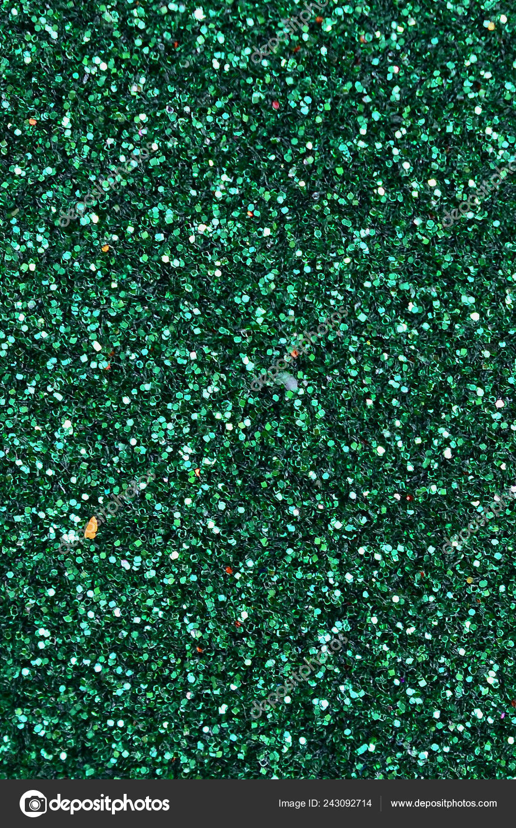 Colorful Defocused Emerald Green Background Glittering Sparkling Spots Festive Abstract Stock Photo C Mehaniq 243092714