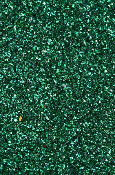 Färgglada Oskarp Smaragd Grön Bakgrund Med Glittrande Och Gnistrande Fläckar — Stockfoto
