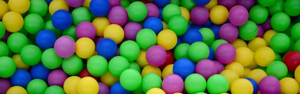 Farbige Plastikbälle Pool Des Spielzimmers Schwimmbad Zum Spaß Und Springen — Stockfoto
