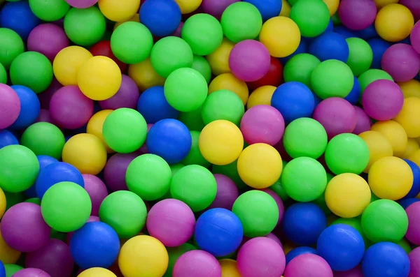 Bolas Plástico Colores Piscina Sala Juegos Piscina Para Divertirse Saltar —  Fotos de Stock