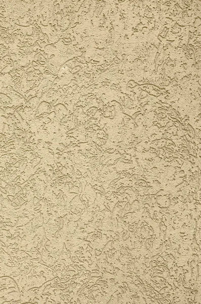 The texture of the beige decorative plaster in bark beetle style. Russian variation of decorating facade walls — Stock Image Texture Beige Decorative Plaster Bark Beetle Style Russian Variation Decorating Royalty Free Stock Images