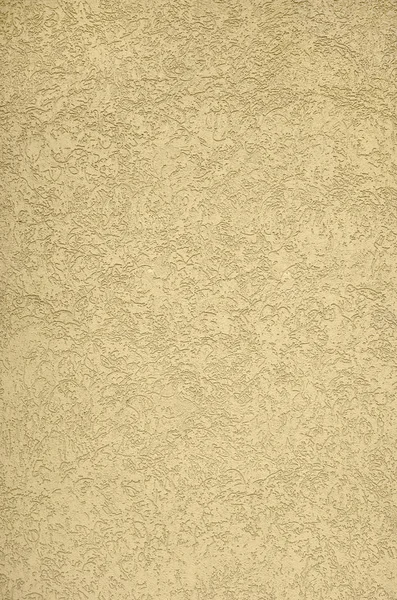 The texture of the beige decorative plaster in bark beetle style. Russian variation of decorating facade walls — Stock Image Texture Beige Decorative Plaster Bark Beetle Style Russian Variation Decorating Stock Picture