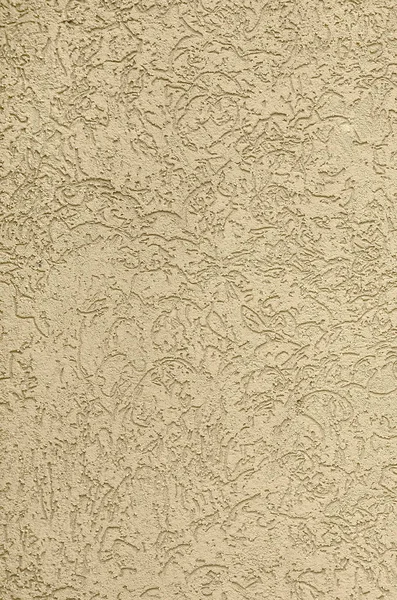 The texture of the beige decorative plaster in bark beetle style. Russian variation of decorating facade walls — Stock Image Texture Beige Decorative Plaster Bark Beetle Style Russian Variation Decorating Royalty Free Stock Images