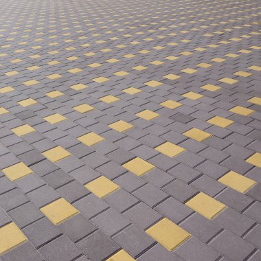 Kasaba meydanında cobblestones yoldan. Arka plan doku perspektif içinde