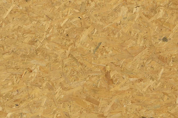 Osb Boards Made Brown Wood Chips Sanded Wooden Background Top — Stock Photo, Image